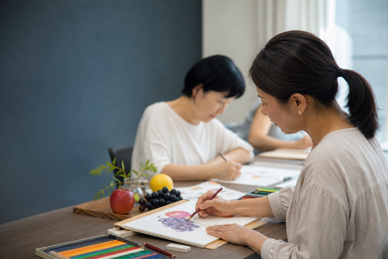 アンコール開催～初めての方限定「本物みたいに描く色鉛筆画・初めの一歩」のイベントイメージ画像