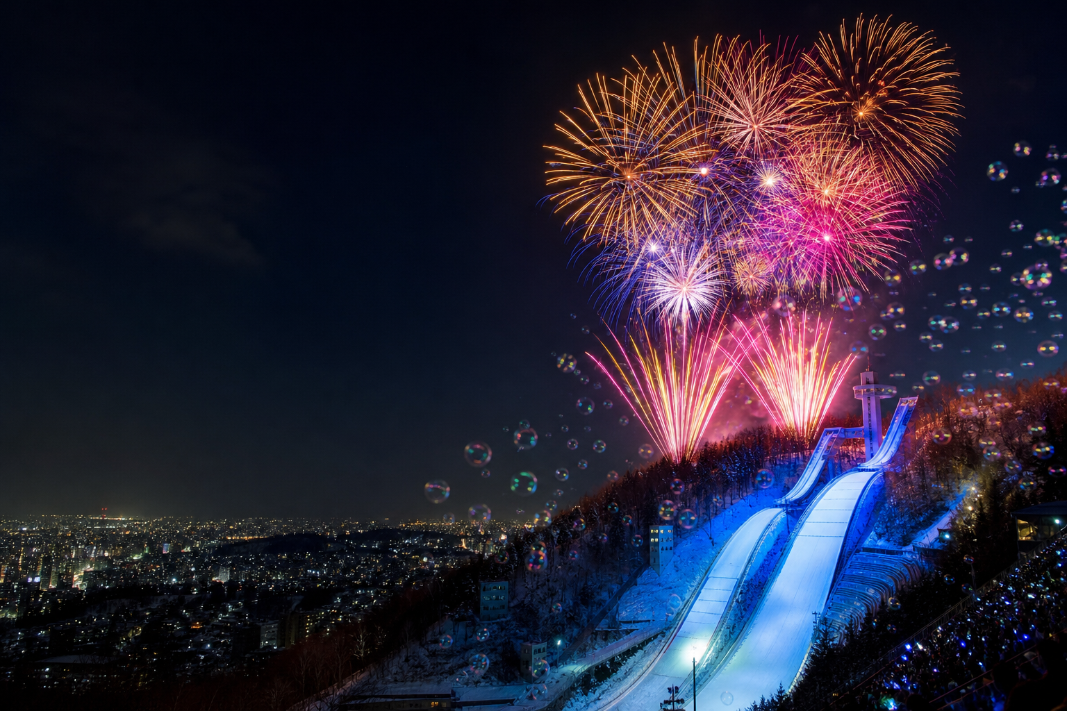 大倉山冬花火2026のイベントイメージ画像