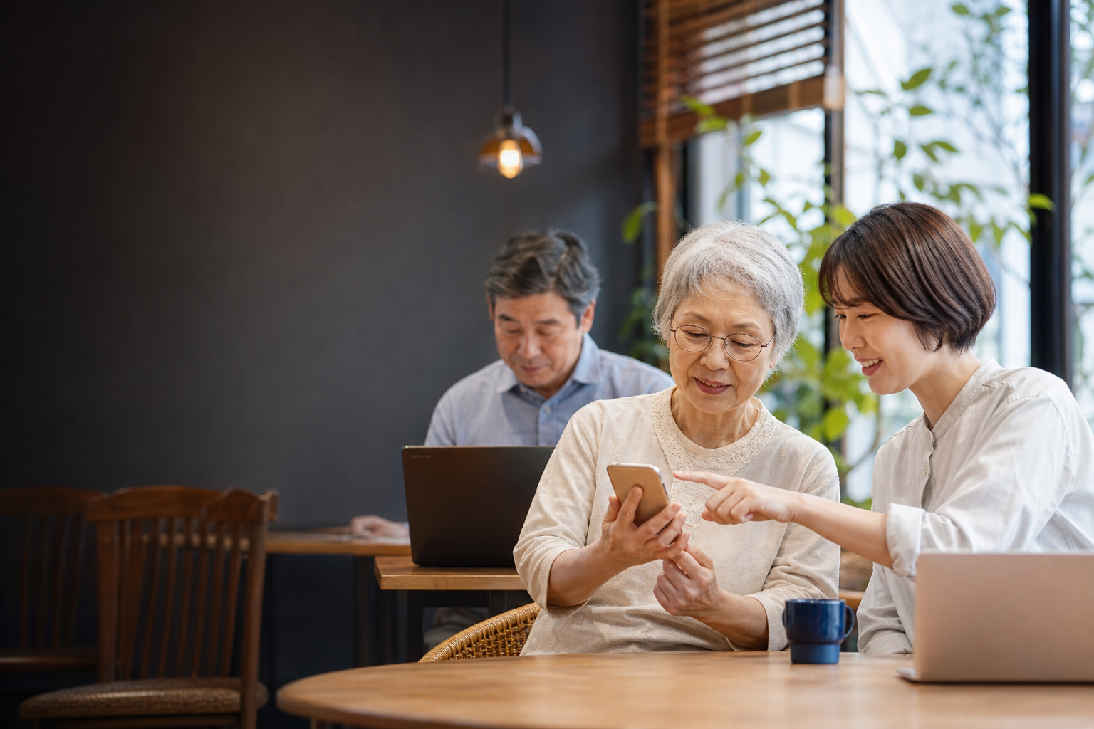 お茶の間カフェ ふらっと　スマホ・パソコン教え合い（11月25日）