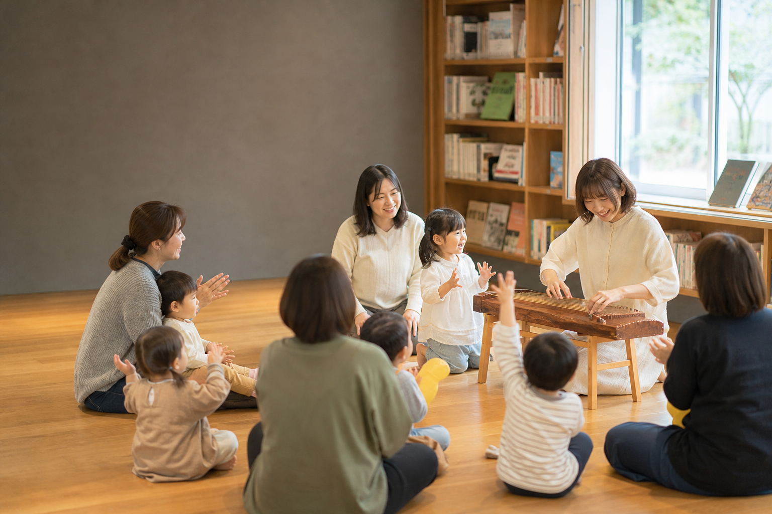 親子ふれあいあそび～カンテレの音色とあそぼうのイベントイメージ画像