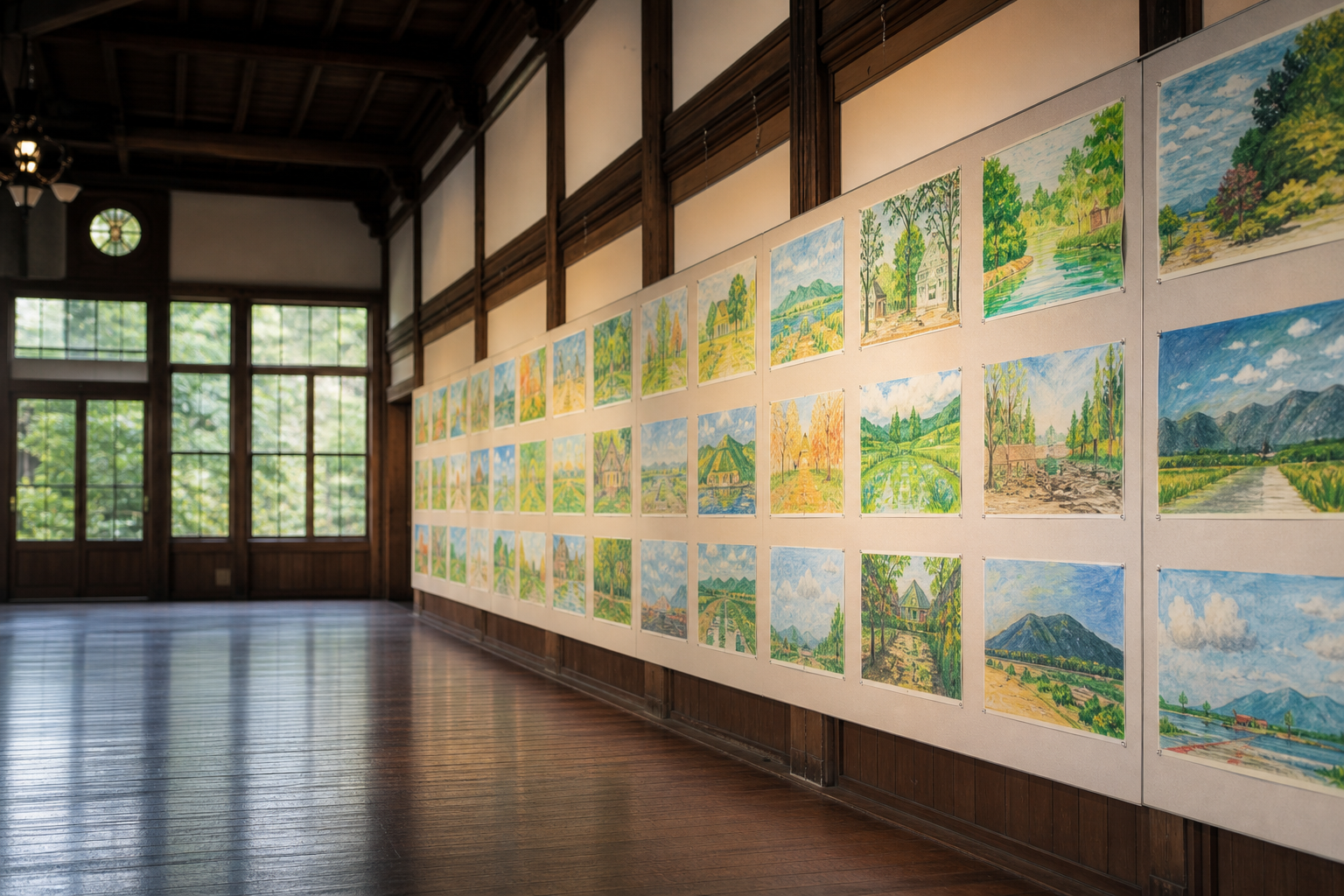 第42回児童写生会絵画展