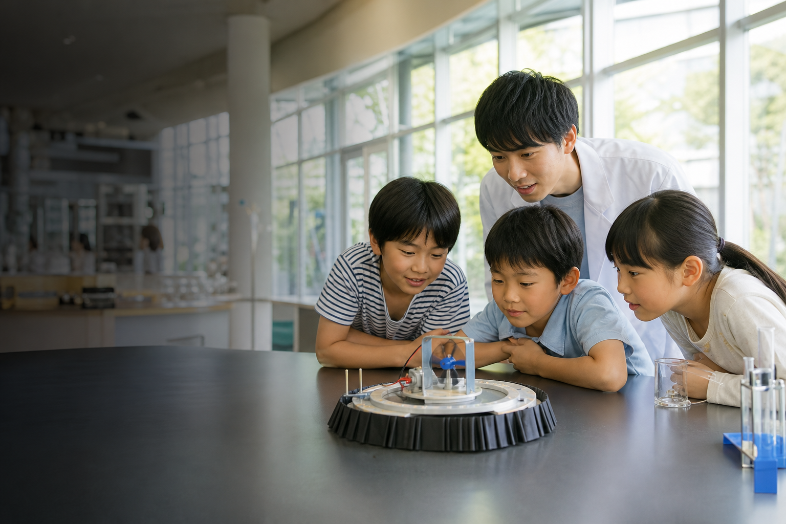 大学生による科学教室「摩擦ゼロへの挑戦！ ～ホバークラフトで空気のちからを体験してみよう～」のイベントイメージ画像