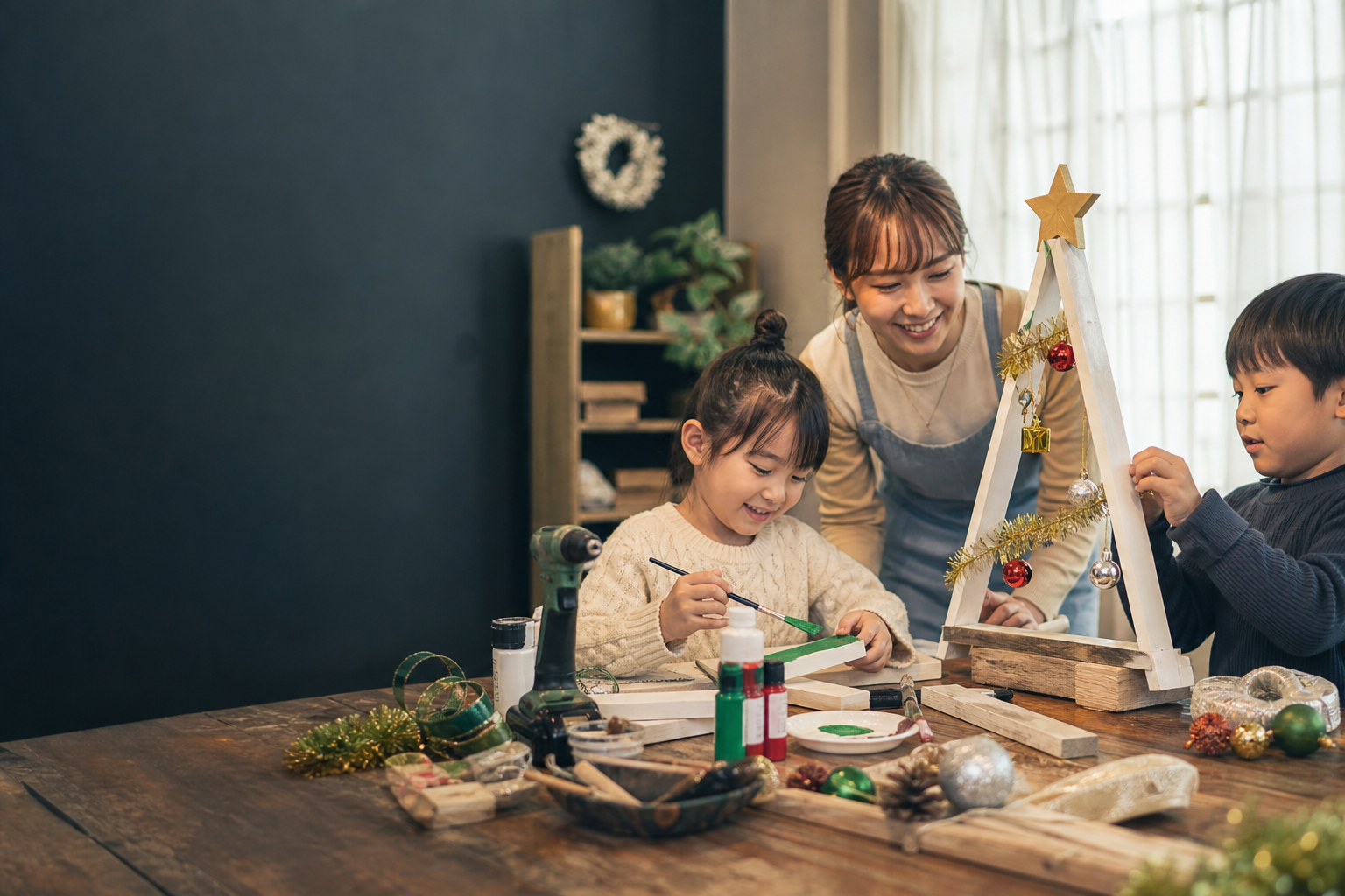DCM太平店｜楽しいクリスマス「ウッドフレームツリー」のイベントイメージ画像