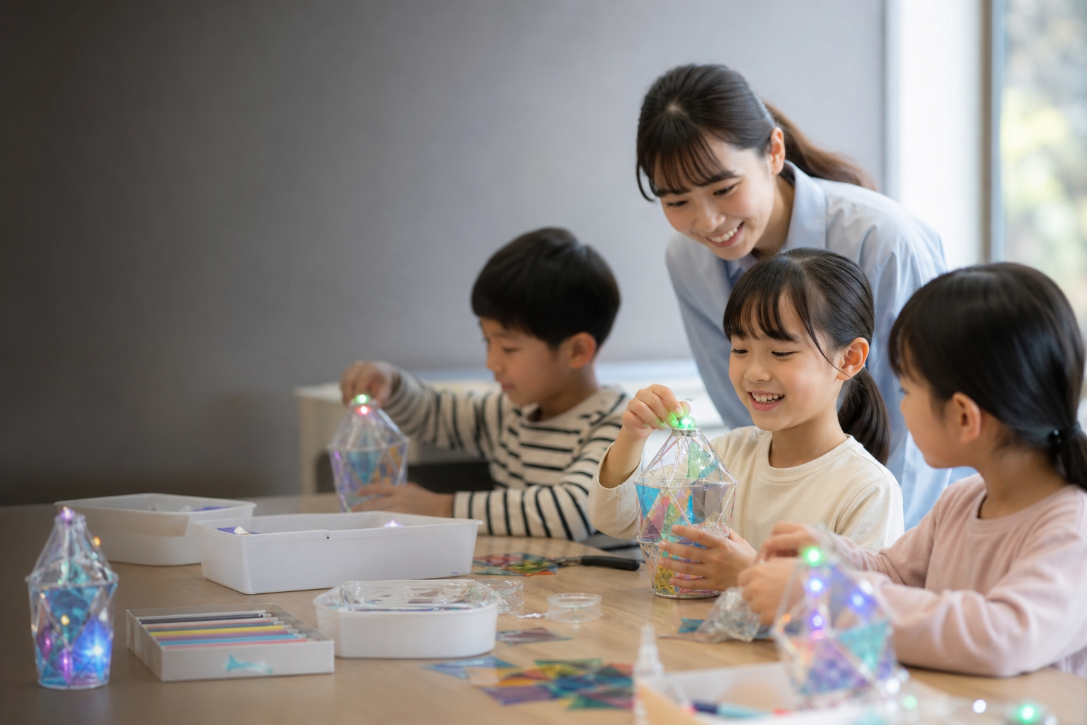 大学生による科学教室「クリスマスランプシェードを作ろう～LEDの色の仕組みとは～」のイベントイメージ画像