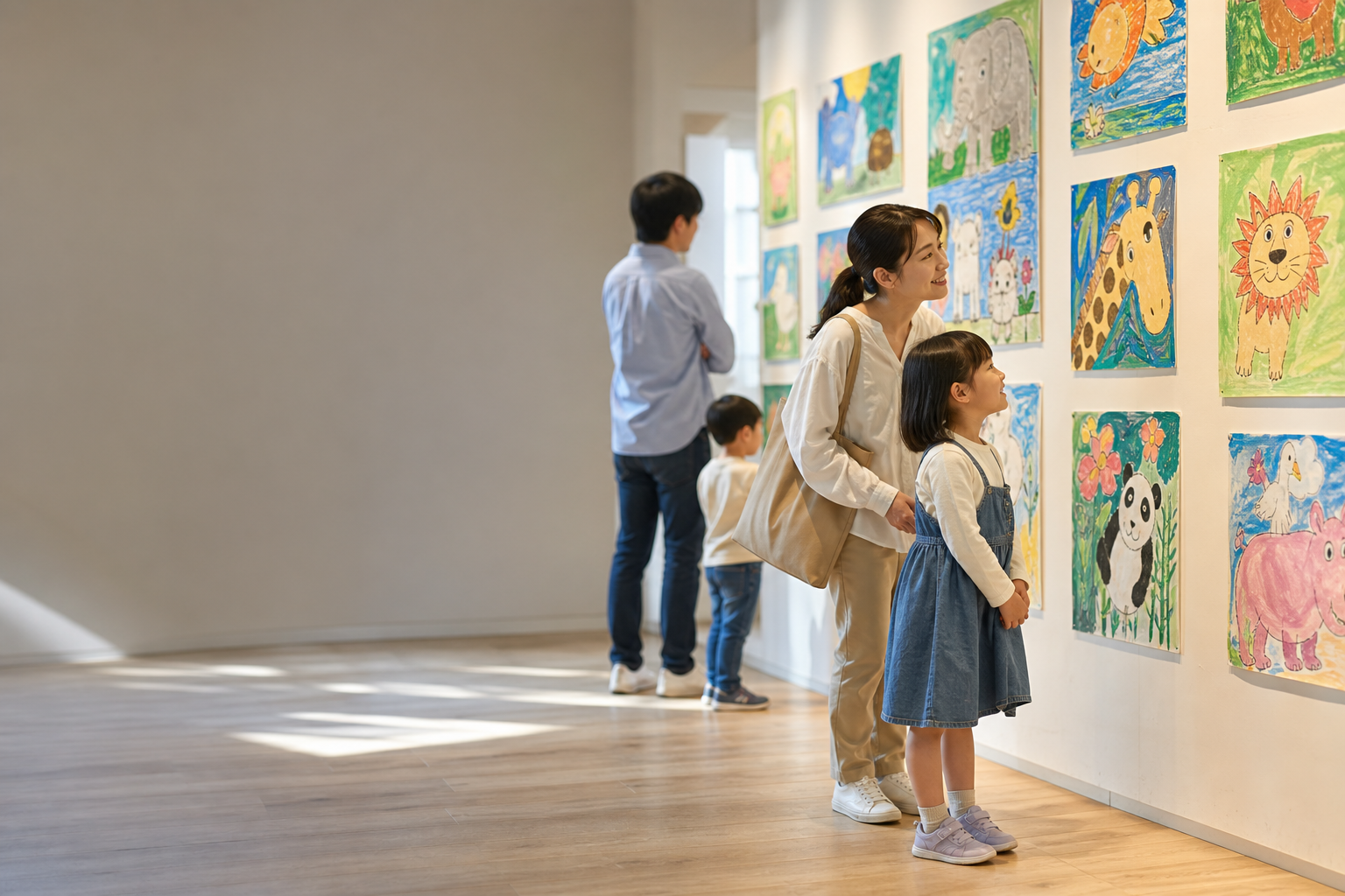 第53回全道幼児・児童動物画コンクールの入賞作品を展示します