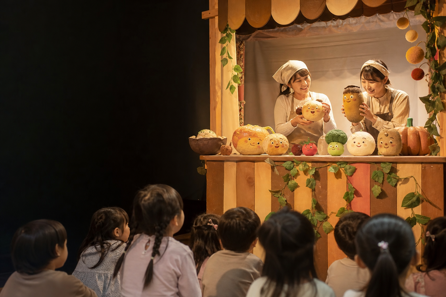てんてこまい　人形劇「まんまるパン」ほかのイベントイメージ画像