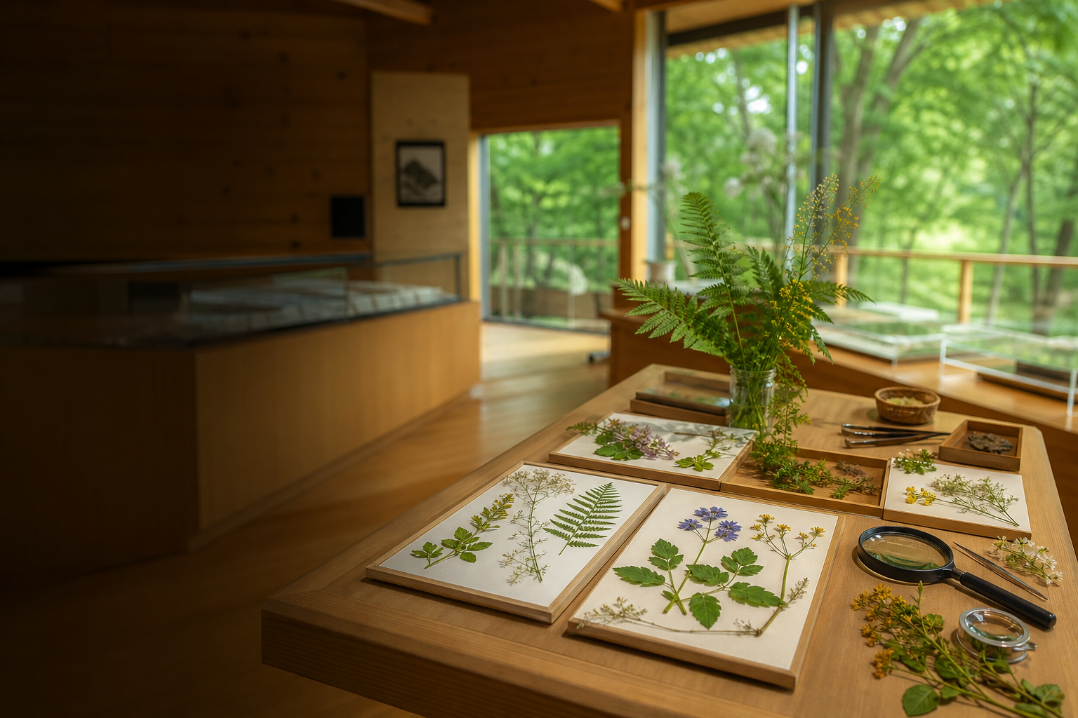 植物標本展「そっくりさんを見分けられるかな!?」
