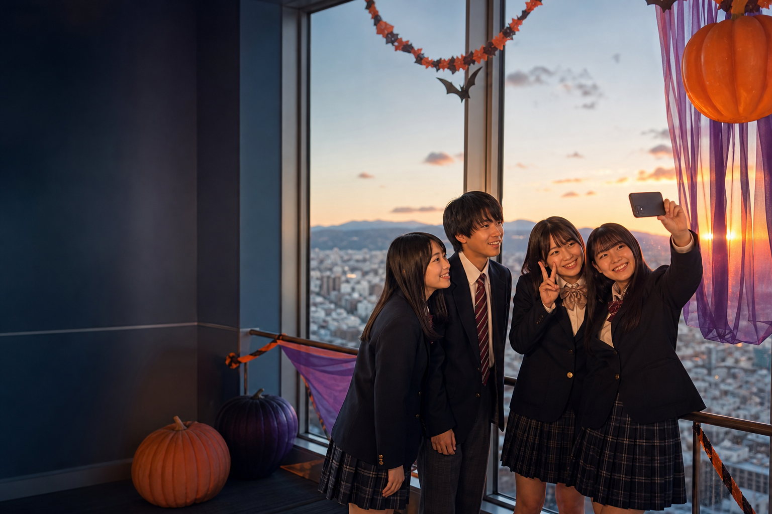 🍭🎃＜中学生高校生の学生グループ限定＞青春（アオハル）×ハロウィン！「アオハロ割」開催🎃🍭