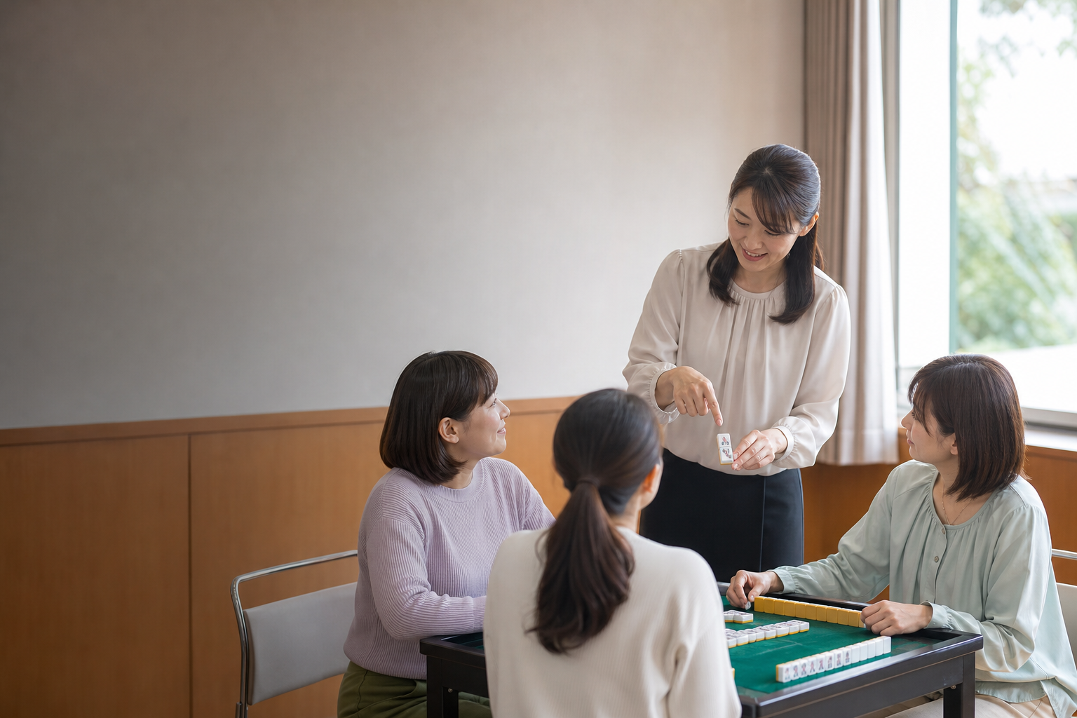 【11月開講】初心者・初級者向け女性マージャン講座