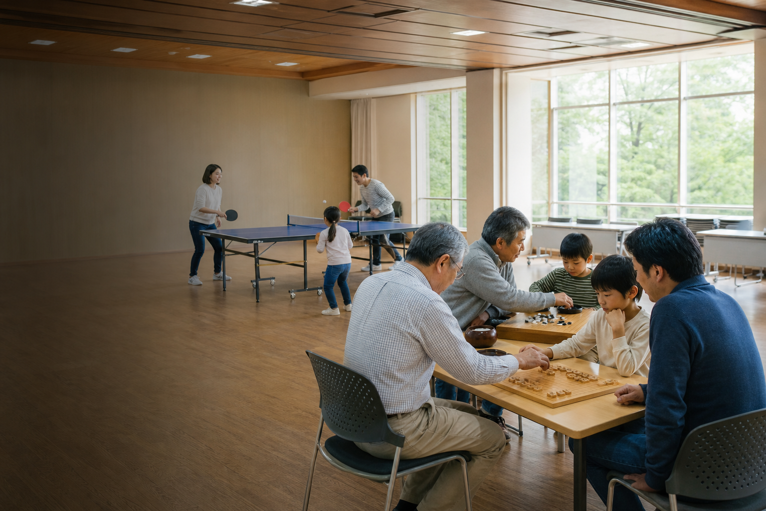 施設自由開放のお知らせ