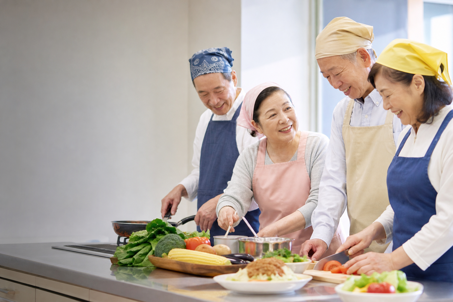 シニア料理教室のイベントイメージ画像