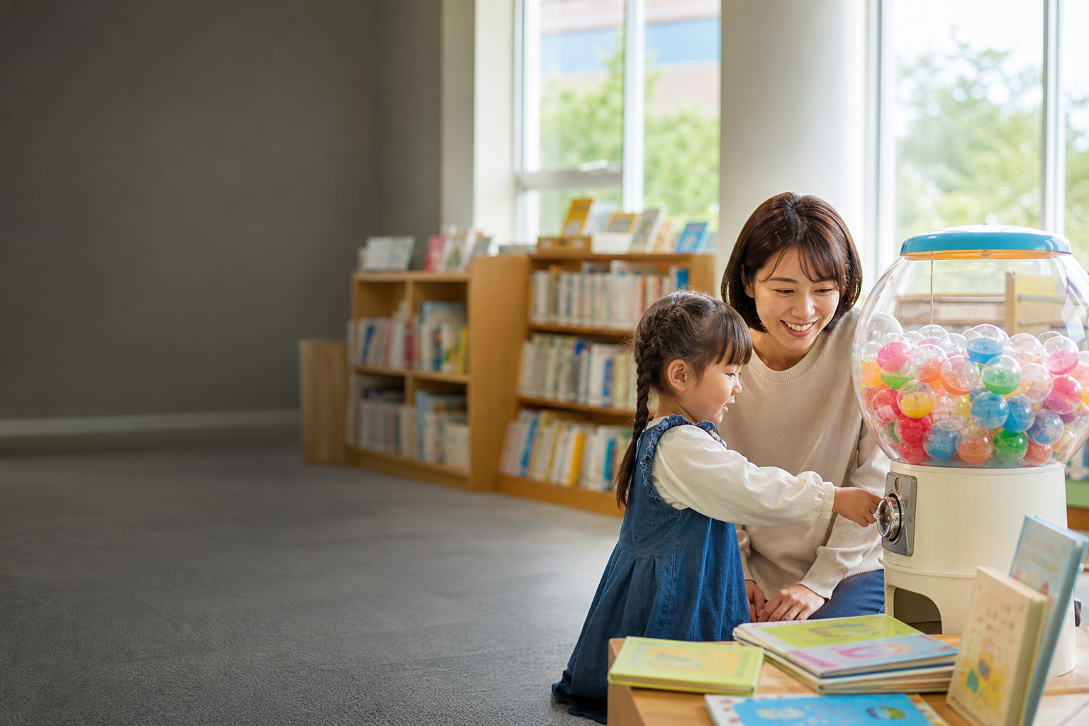【厚別図書館】開館40周年記念ガチャ